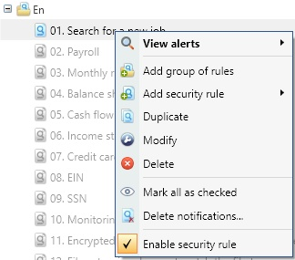 DLP Security Policies Management